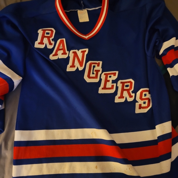 1987-1997 NY Rangers Blue CCM jersey - Picture 1 of 1